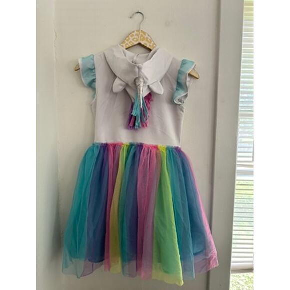 JOJO SIWA Girls Unicorn Tulle Dress | Size Large - Picture 5 of 6
